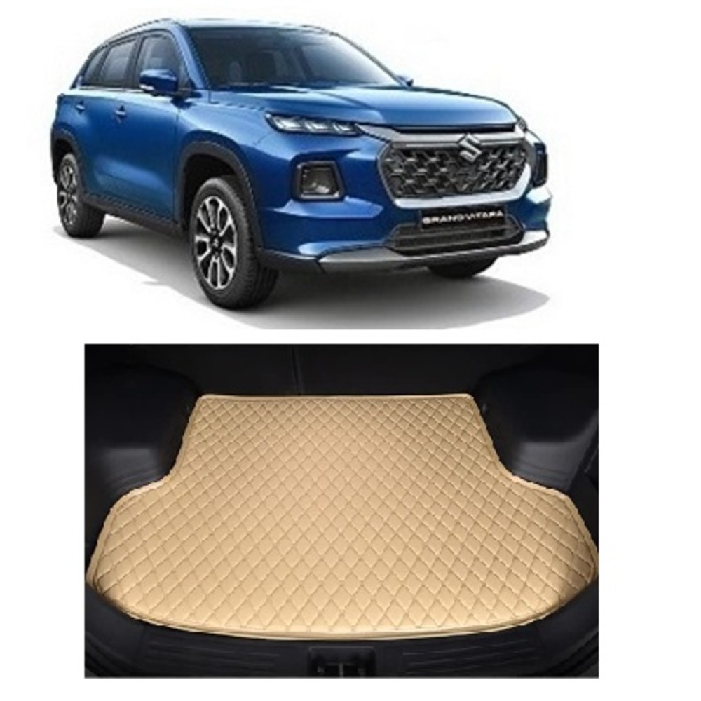 Trunk/Boot/Dicky PU Leatherette Mat for Grand Vitara New   - beige